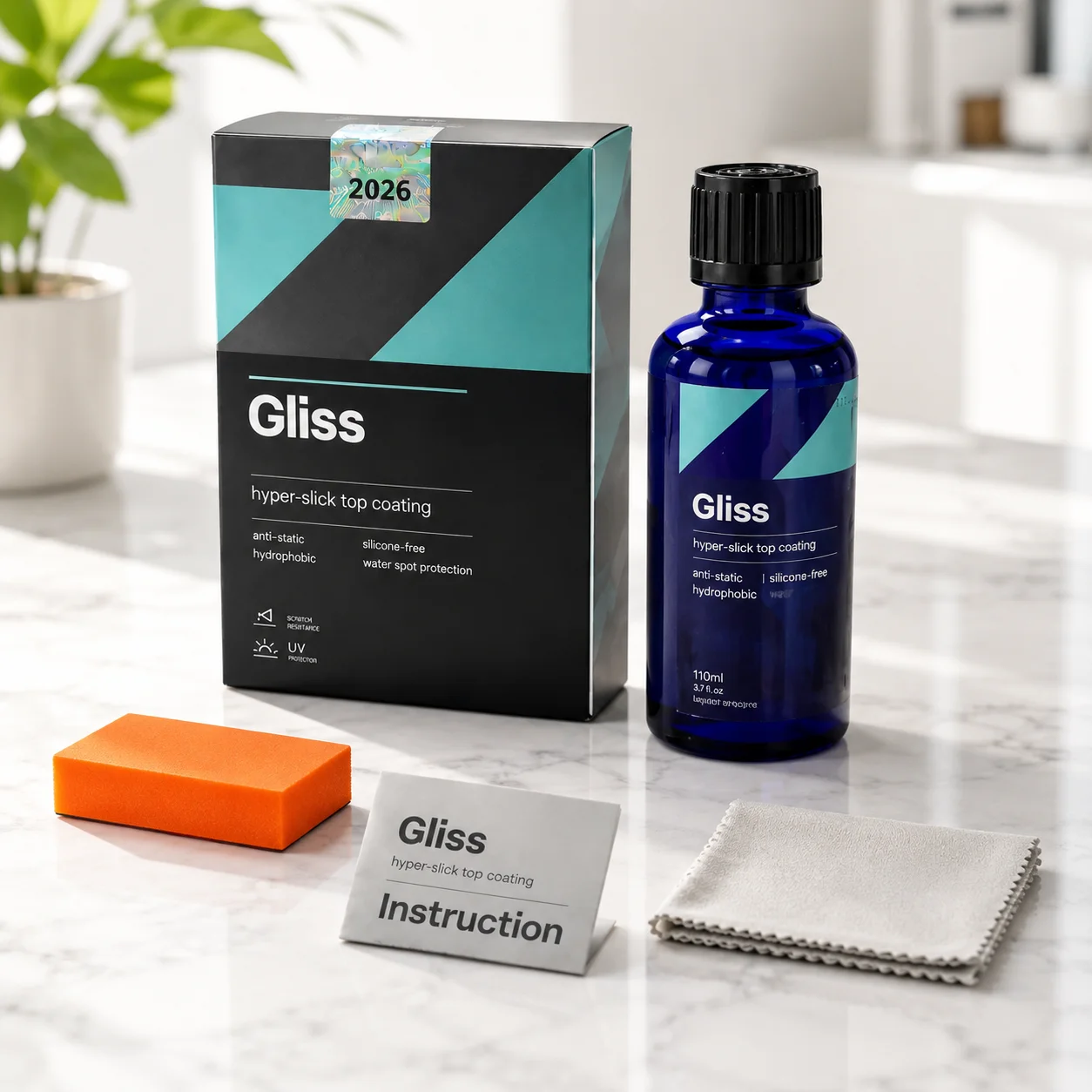 CAR CQUARTZ Gliss Original Ceramic Coating 50ml Kit for Cars Hyper Smooth Hydrophobic Nano Top-Coat with Microfiber Applicators
CAR CQUARTZ Gliss Original Ceramic Coating 50ml Kit for Cars Hyper Smooth Hydrophobic Nano Top-Coat with Microfiber Applicators