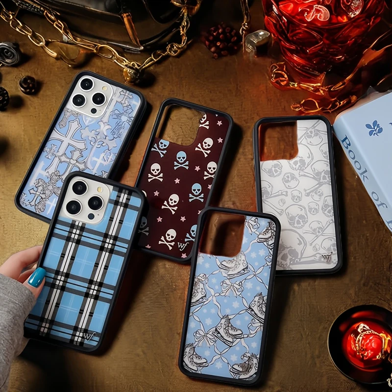 Wildflower Cross Girl Ice Skates Phone Case For iPhone 16 15 14 13 12 Pro Max WF Plaid Blue Cross Bones Skull Back Cover Funda
Wildflower Cross Girl Ice Skates Phone Case For iPhone 16 15 14 13 12 Pro Max WF Plaid Blue Cross Bones Skull Back Cover Funda