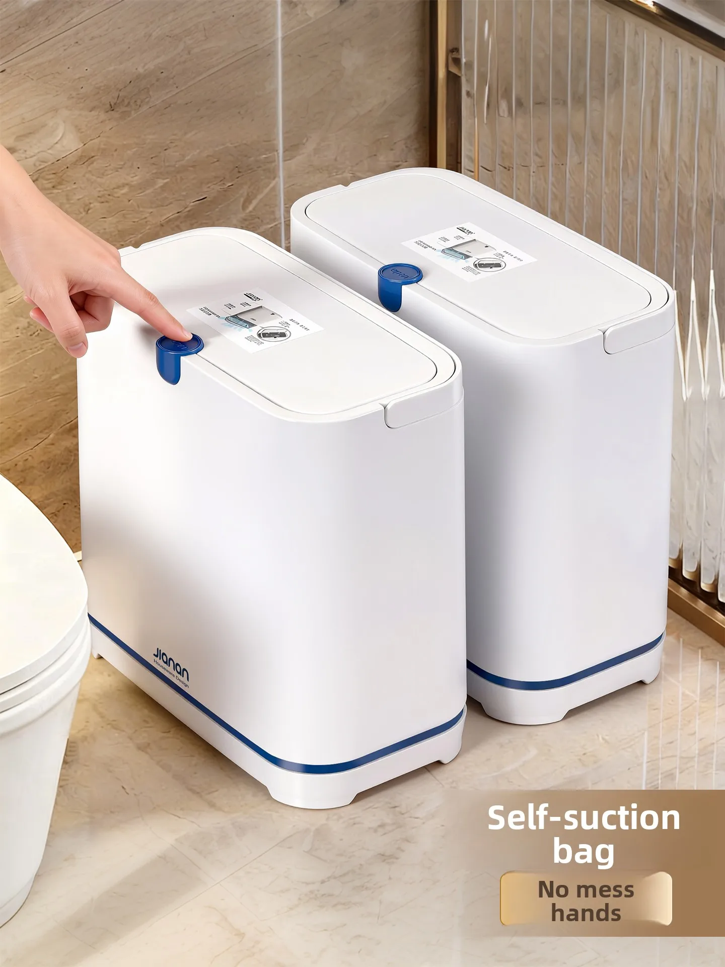 Large Capacity Bathroom Trash Can for Home Use 2026 New Style Toilet Special with Cover Narrow Paper Basket for Living Room
Large Capacity Bathroom Trash Can for Home Use 2026 New Style Toilet Special with Cover Narrow Paper Basket for Living Room