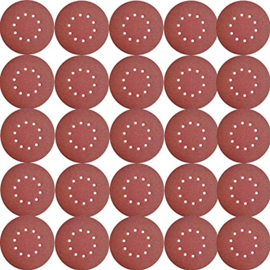 50 Pack 9-Inch 10 Hole Hook-and-Loop Drywall Sandpaper - Aluminum Oxide Sanding Disc for 9" Drywall Sander Wood Furniture Finis
50 Pack 9-Inch 10 Hole Hook-and-Loop Drywall Sandpaper - Aluminum Oxide Sanding Disc for 9" Drywall Sander Wood Furniture Finis