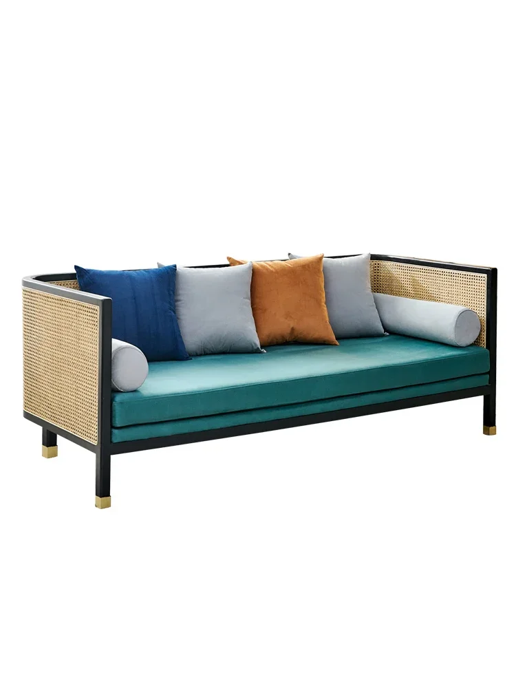 Nordic solid wood rattan sofa coffee table combination modern simple double rattan chair rattan sofa
Nordic solid wood rattan sofa coffee table combination modern simple double rattan chair rattan sofa