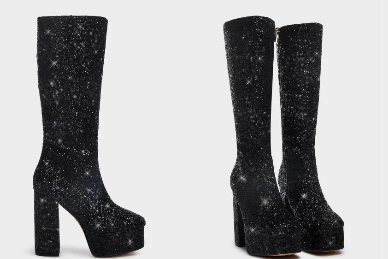 Punk Style Pink Round Toe Wdeges Leather Boots Fashion Lady Platform Sweet Knee High Boots Zipper Women Dress High Heel Shoes
Punk Style Pink Round Toe Wdeges Leather Boots Fashion Lady Platform Sweet Knee High Boots Zipper Women Dress High Heel Shoes