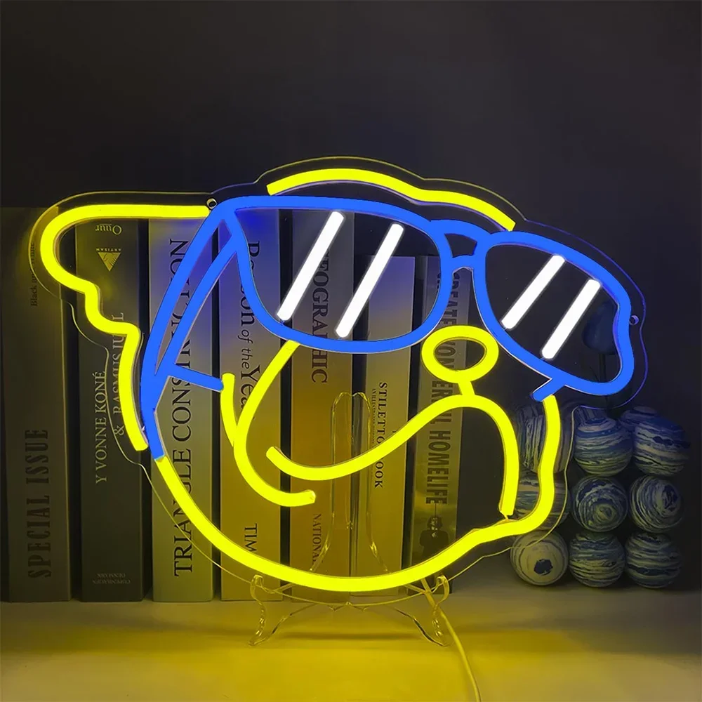 Sunglasses dog Neon Sign USB Dimmable LED Neon Light Sign Wall Art Decoration for Gameroom Bedroom Livingroom Bar Party Gifts
Sunglasses dog Neon Sign USB Dimmable LED Neon Light Sign Wall Art Decoration for Gameroom Bedroom Livingroom Bar Party Gifts