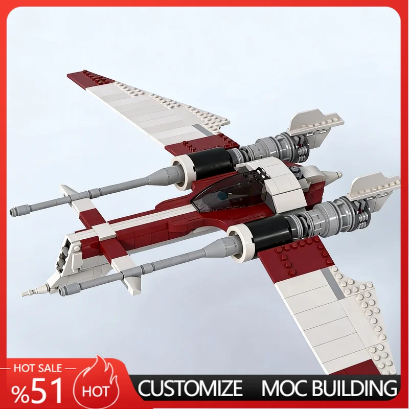 NEW 555 PCS Vector Starfighter Building Blocks MOC Model Customize Assembly Toy Educational Collection Birthday Gifts For funs
NEW 555 PCS Vector Starfighter Building Blocks MOC Model Customize Assembly Toy Educational Collection Birthday Gifts For funs