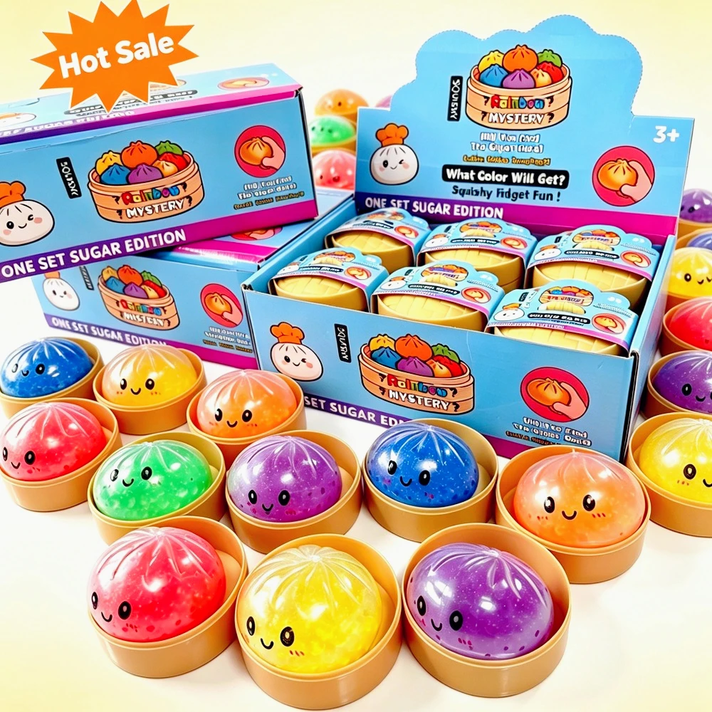 Hot Dumpling Squishy, Ultra Rare Gold Glitter Bun, Colorful Popping Bead Smiley Dumpling, Soft Sensory Stress Relief Toy
Hot Dumpling Squishy, Ultra Rare Gold Glitter Bun, Colorful Popping Bead Smiley Dumpling, Soft Sensory Stress Relief Toy