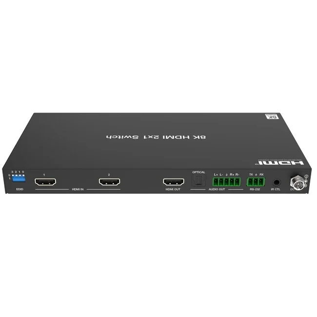 In stock 8K HDMI Switch 2 in 1 Out,4K 120Hz 3 Port HDMI 2.1 Selector Box with Remote API Control for Home Theatre System
In stock 8K HDMI Switch 2 in 1 Out,4K 120Hz 3 Port HDMI 2.1 Selector Box with Remote API Control for Home Theatre System