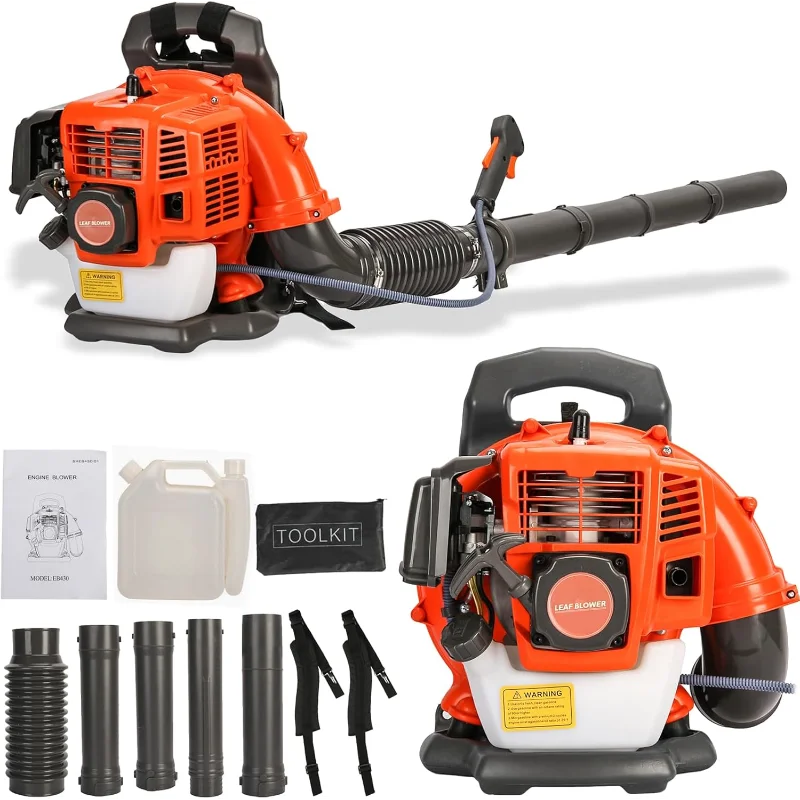 Backpack Gas Powered Leaf Blower, 52CC 550CFM 3HP 2 Stroke Grass Lawn Blower Air Cooling Gasoline Backpack Grass Blower
Backpack Gas Powered Leaf Blower, 52CC 550CFM 3HP 2 Stroke Grass Lawn Blower Air Cooling Gasoline Backpack Grass Blower