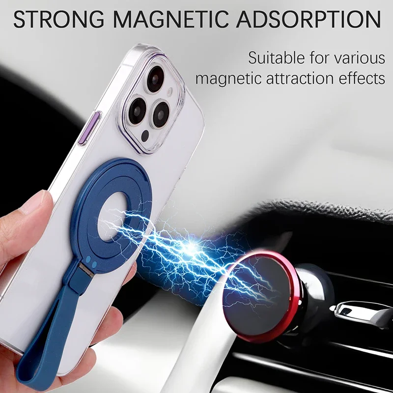 Universal Strong Magnetic Phone Holder Grip Finger Ring Car Macsafe Hand Strap For Magsafe iPhone 17 16 Pro Max Samsung S26Ultra
Universal Strong Magnetic Phone Holder Grip Finger Ring Car Macsafe Hand Strap For Magsafe iPhone 17 16 Pro Max Samsung S26Ultra