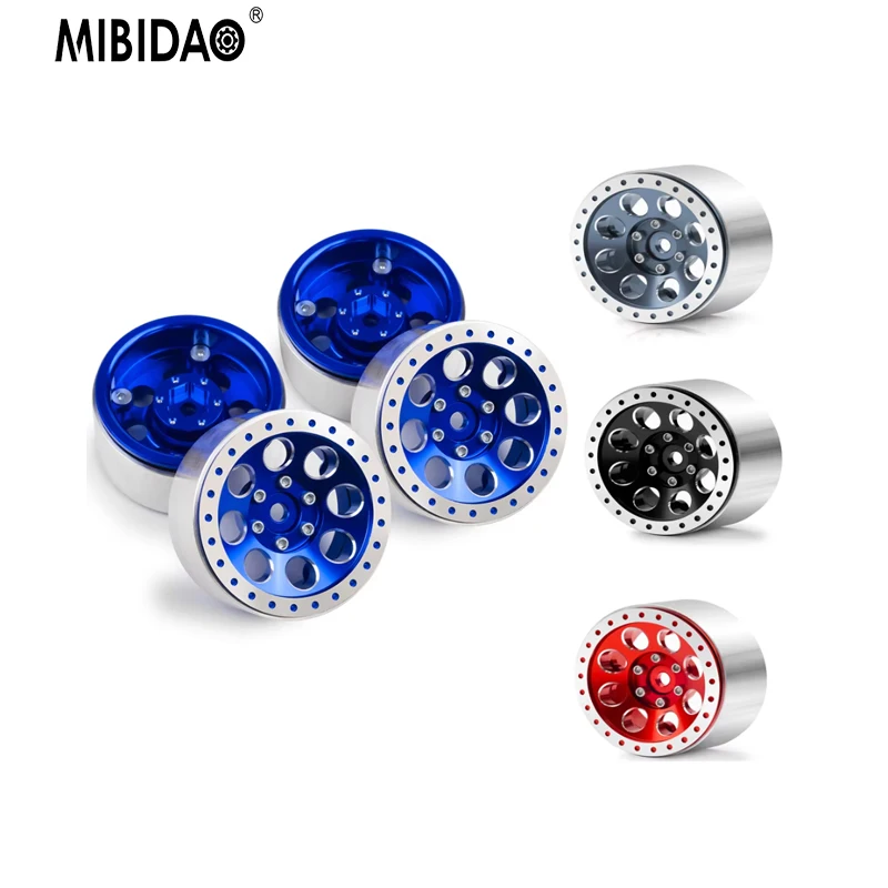 MIBIDAO Aluminum 1.3 inch Beadlock Wheel Rim 70mm Rubber Tire Wheel Tires for 1/24 Axial SCX24 1/18 TRX4-M RC Car Upgrade Parts
MIBIDAO Aluminum 1.3 inch Beadlock Wheel Rim 70mm Rubber Tire Wheel Tires for 1/24 Axial SCX24 1/18 TRX4-M RC Car Upgrade Parts