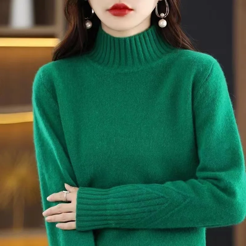 Women's pullover cashmere sweater Women's autumn and winter long sleeved knitted cashmere sweater Women's top long sleeved sweat
Women's pullover cashmere sweater Women's autumn and winter long sleeved knitted cashmere sweater Women's top long sleeved sweat