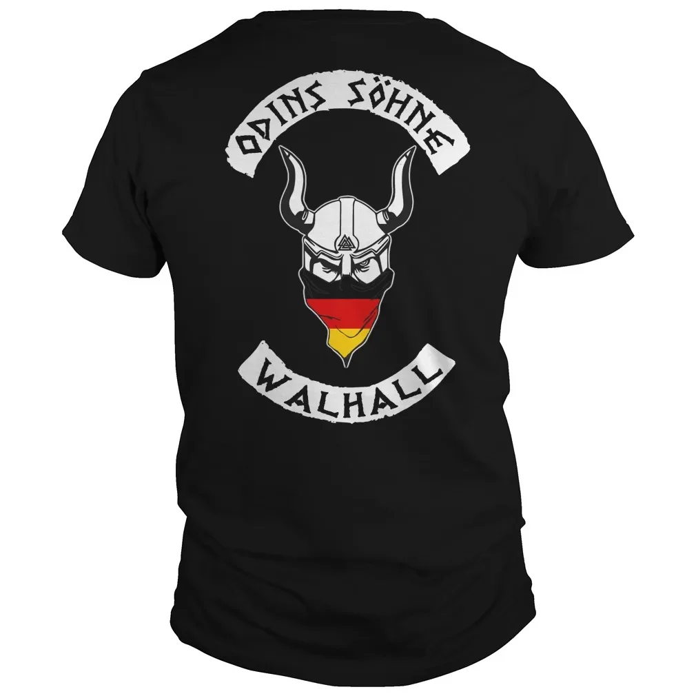 Sons of Odin Valhalla German Vi king T-Shirt 100% Cotton O-Neck Summer Short Sleeve Casual Mens T-shirt Size S-3XL
Sons of Odin Valhalla German Vi king T-Shirt 100% Cotton O-Neck Summer Short Sleeve Casual Mens T-shirt Size S-3XL