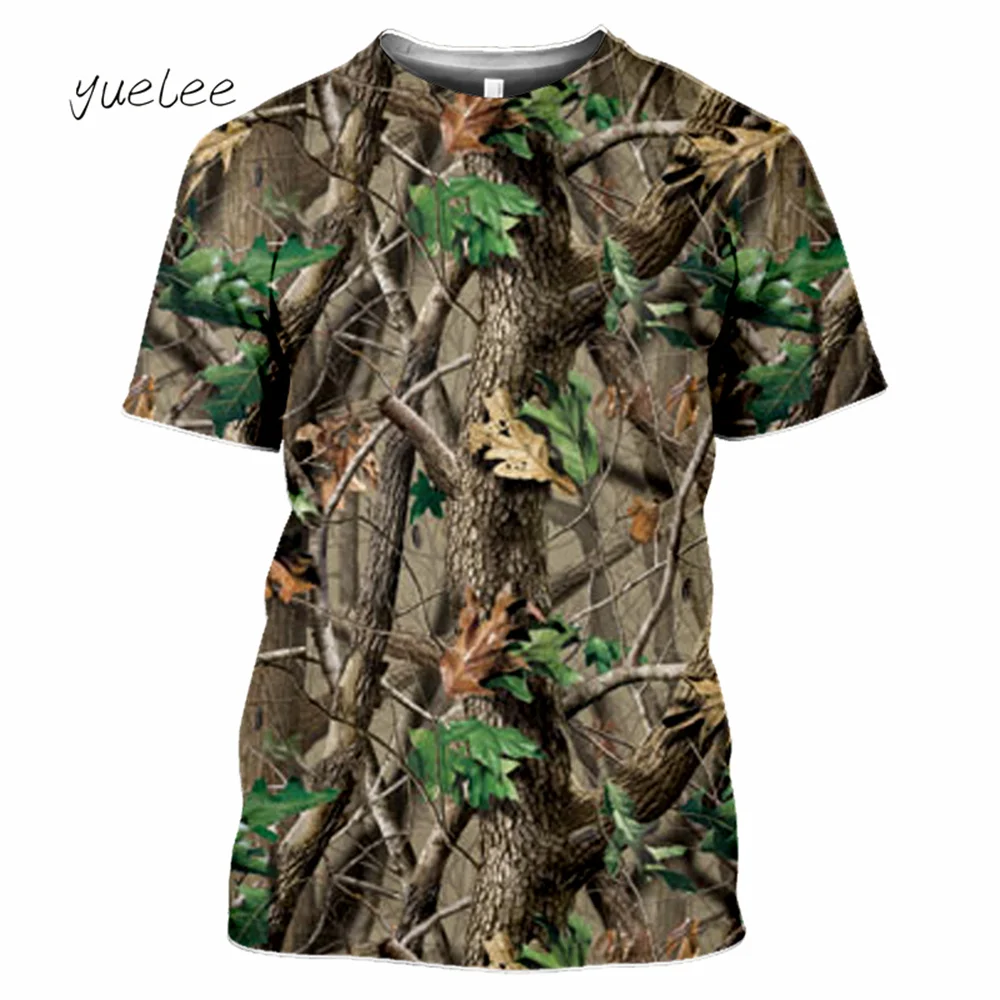 Novelty Men's T-Shirt 3D Woods Hunting Camouflage Print Short-Sleeved T-Shirt Outdoor Sports Tops Summer Men's Casual T-Shirt
Novelty Men's T-Shirt 3D Woods Hunting Camouflage Print Short-Sleeved T-Shirt Outdoor Sports Tops Summer Men's Casual T-Shirt