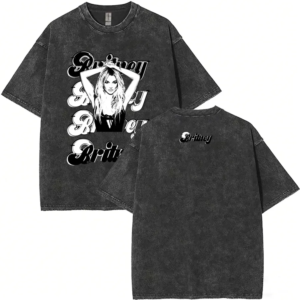 Washed Vintage Britney Spears in The Zone Album Merch T Shirts Men Women Casual Retro Oversized Short Sleeve T-shirts Streetwear
Washed Vintage Britney Spears in The Zone Album Merch T Shirts Men Women Casual Retro Oversized Short Sleeve T-shirts Streetwear