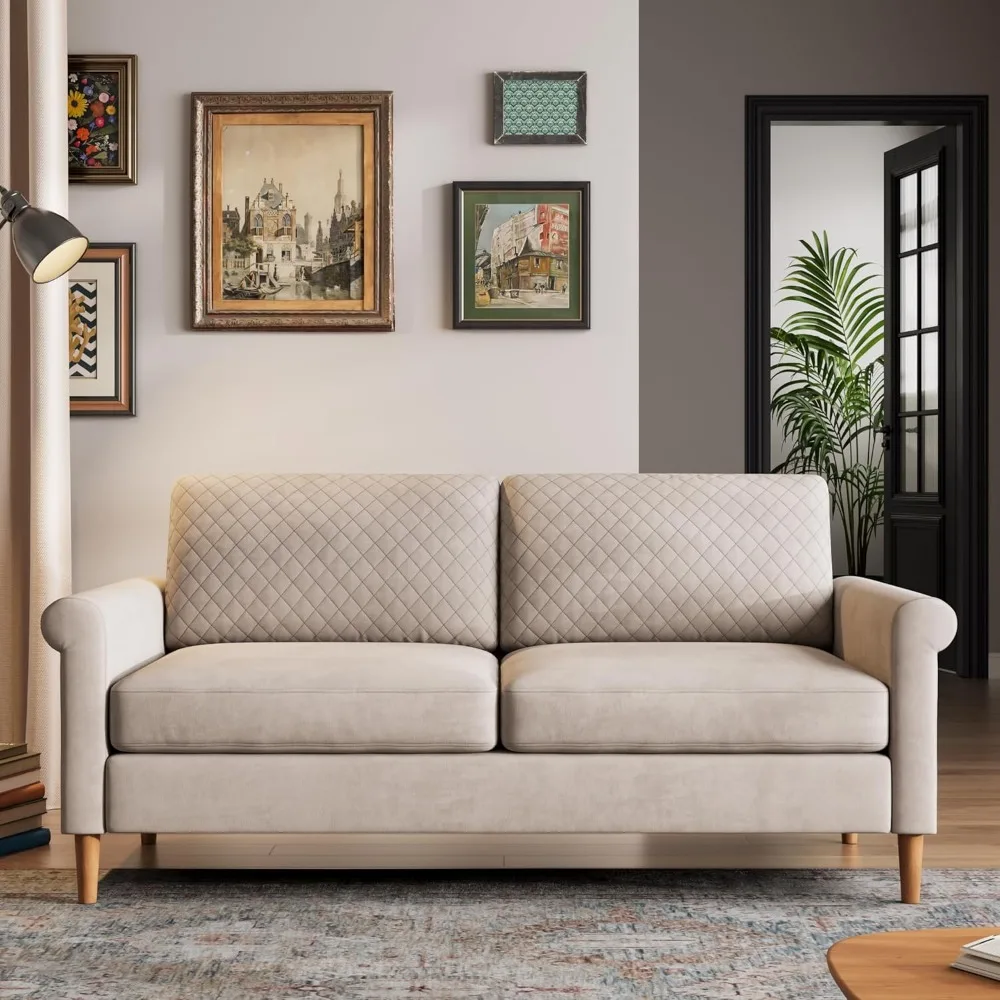 65" Beige Loveseat, Comfy Small Couch, Mid Century Modern Decor Loveseat Sofa, Couches for Living Room, Small Couch for Bedroom
65" Beige Loveseat, Comfy Small Couch, Mid Century Modern Decor Loveseat Sofa, Couches for Living Room, Small Couch for Bedroom