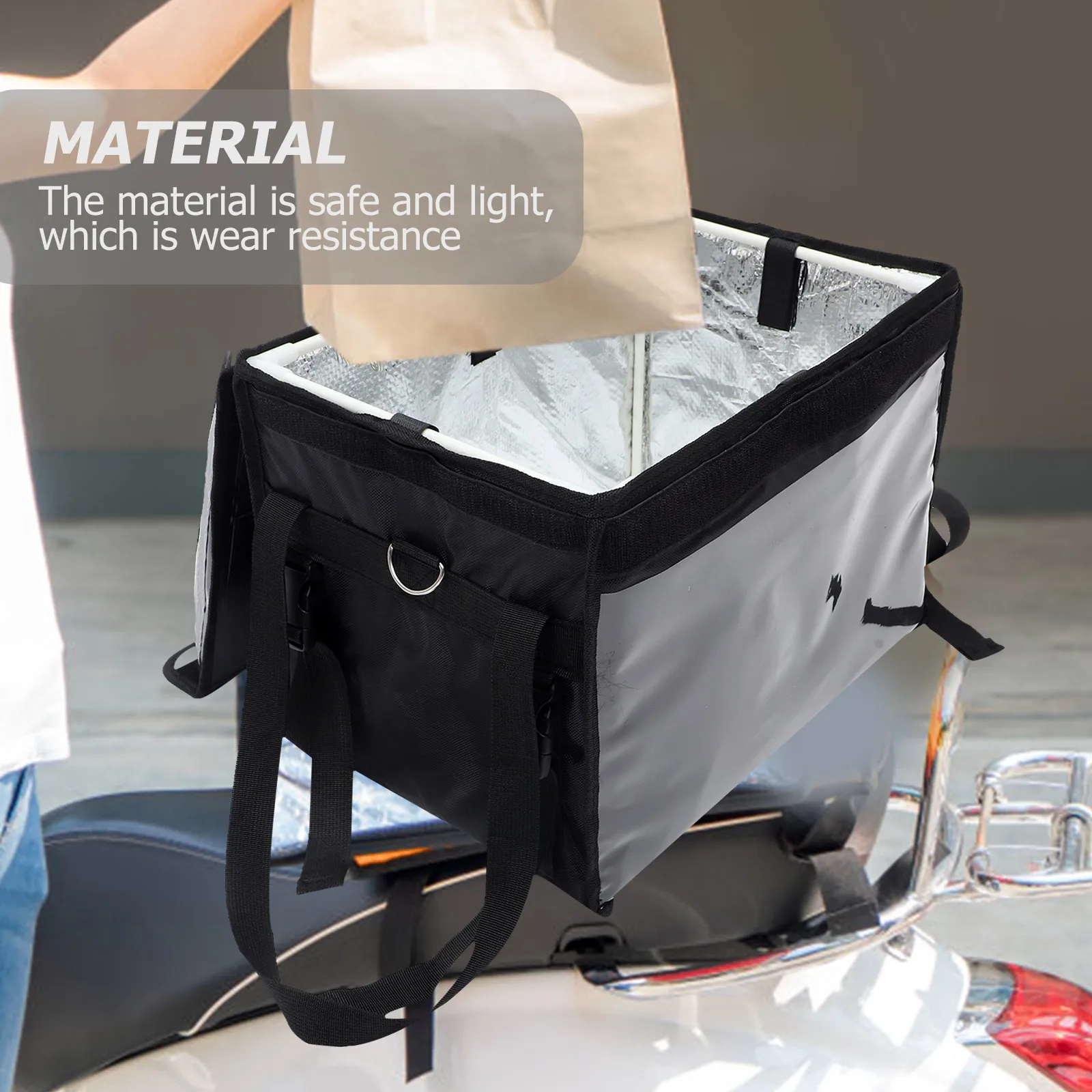 Portable Heat Preservation Food Delivery Box Lightweight Waterproof Insulated Takeout Container Insulated Food Holder Picnic 
Portable Heat Preservation Food Delivery Box Lightweight Waterproof Insulated Takeout Container Insulated Food Holder Picnic