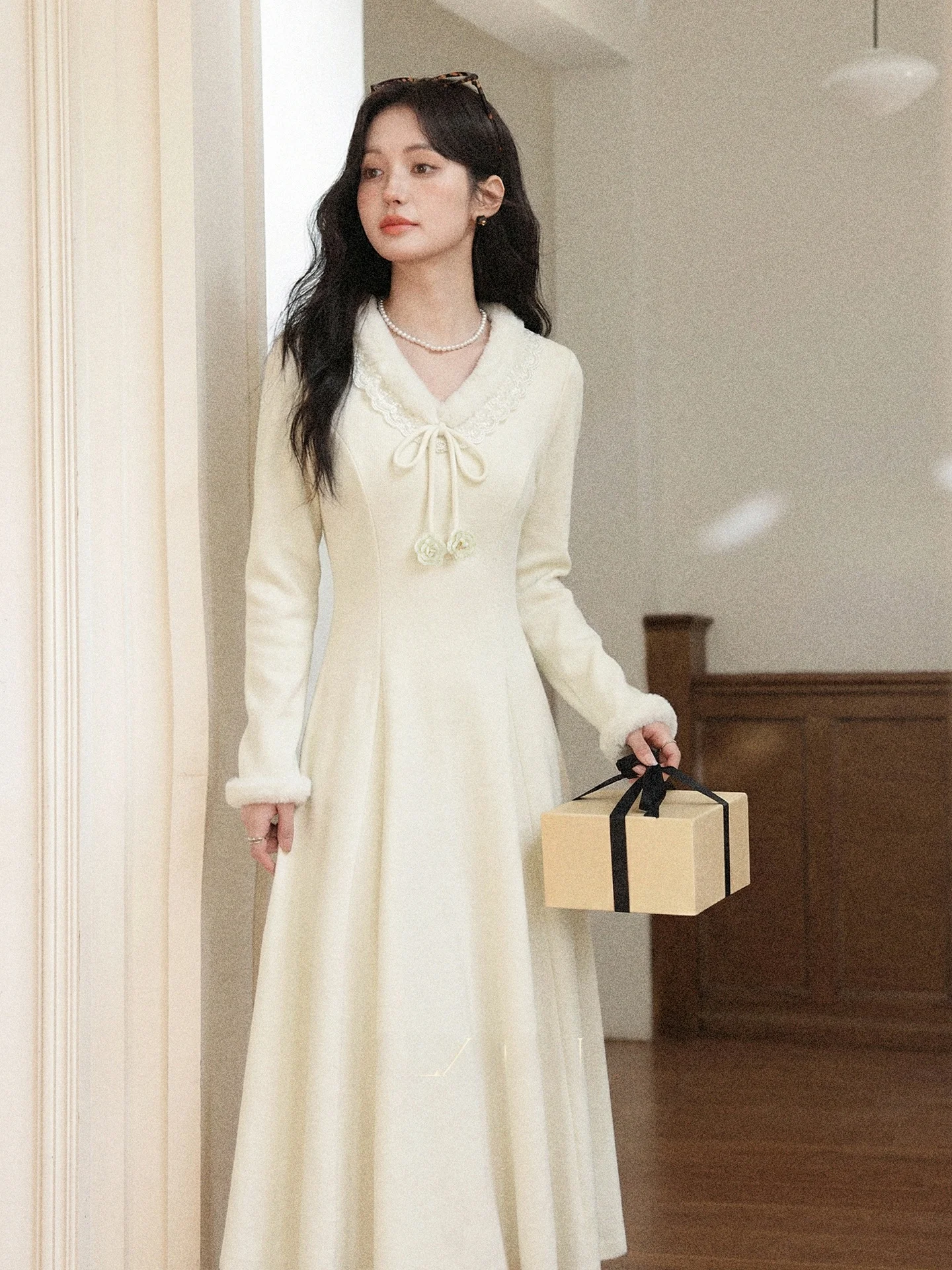 Autumn Winter New Sle Women's Long Sve Dr Waist Inward Midi Dr French Sle Yellowi-Brown Inner Wear Casual Dr
Autumn Winter New Sle Women's Long Sve Dr Waist Inward Midi Dr French Sle Yellowi-Brown Inner Wear Casual Dr