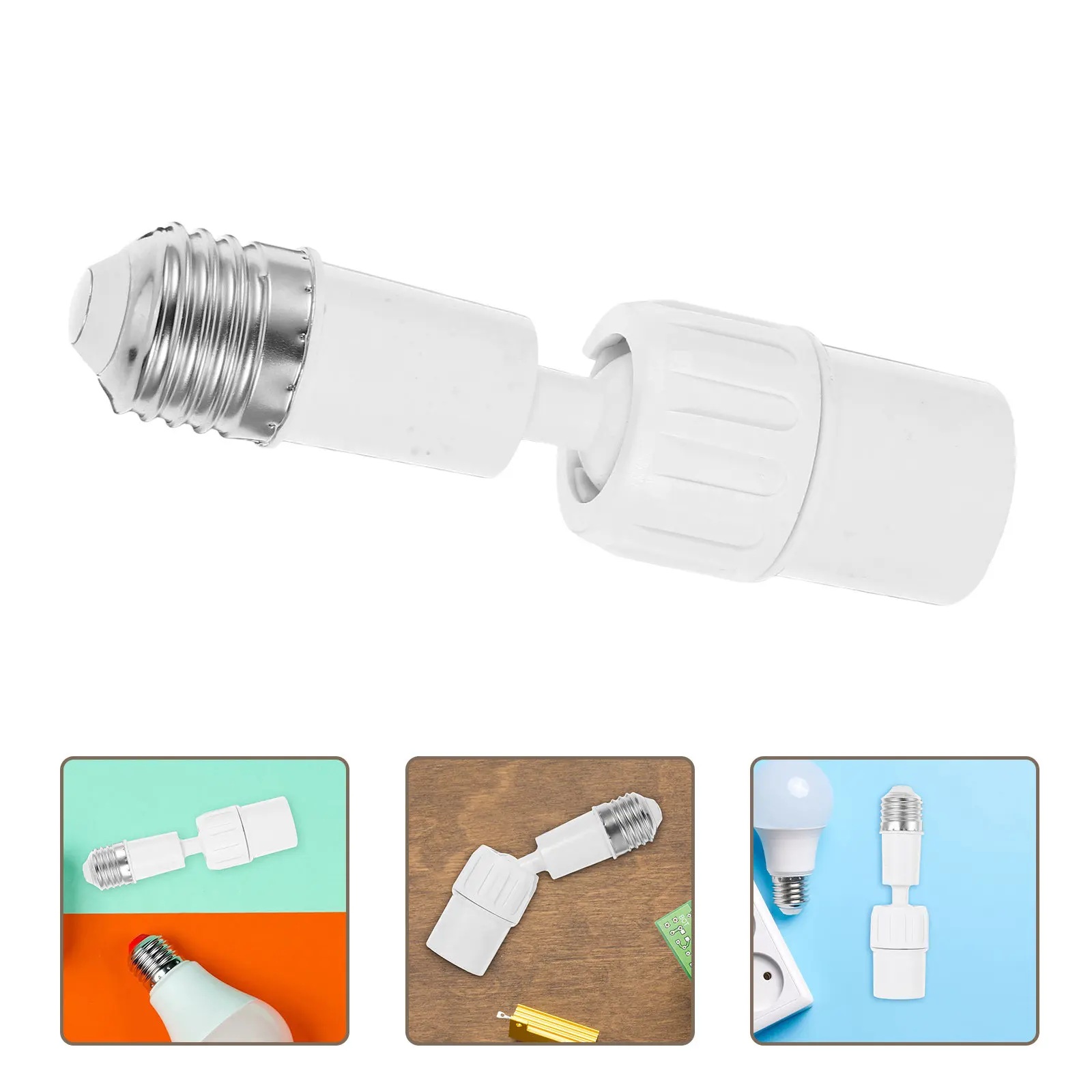 E27 Bulb Holder Adapter Flexible 360 Degree Adjustable Light Socket Extender Converter for Easy Installation Extended Lighting
E27 Bulb Holder Adapter Flexible 360 Degree Adjustable Light Socket Extender Converter for Easy Installation Extended Lighting