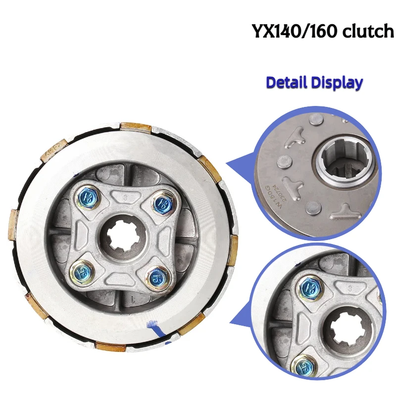 Lutch set 6-disc manual for motorcycle, 190cc engine, dust suppressant, Pit Bike, 190cc
Lutch set 6-disc manual for motorcycle, 190cc engine, dust suppressant, Pit Bike, 190cc