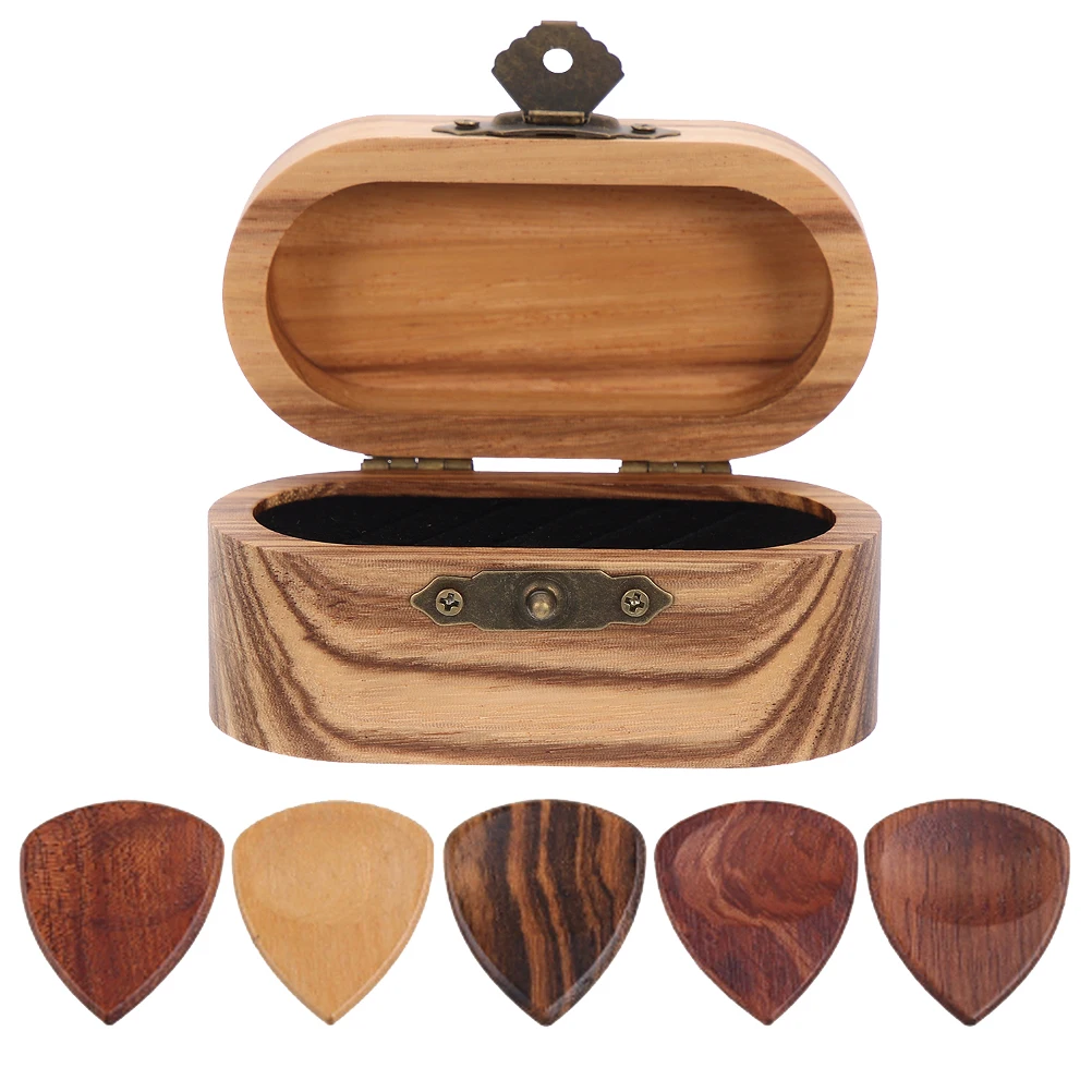 Wooden Guitar Picks Storage Box Organizer Container For Ukulele Bass Holder Protector Durable Scratch Water Shock Resistant
Wooden Guitar Picks Storage Box Organizer Container For Ukulele Bass Holder Protector Durable Scratch Water Shock Resistant