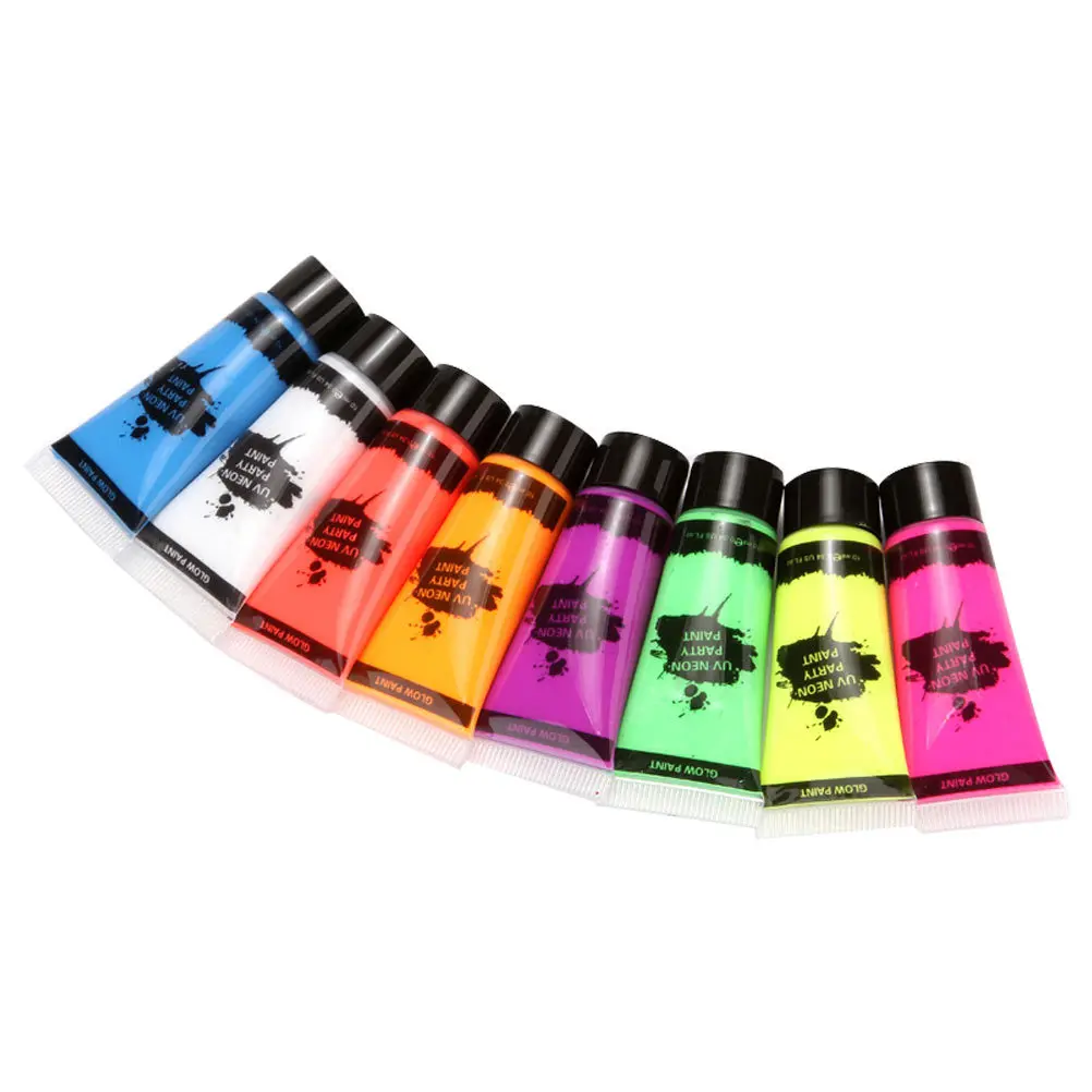 8Pcs 10Ml Paint Washable Luminous Body Paint Fluorescent Uv Reactive Safe for Kids Adults Party Rave Festival Creative
8Pcs 10Ml Paint Washable Luminous Body Paint Fluorescent Uv Reactive Safe for Kids Adults Party Rave Festival Creative