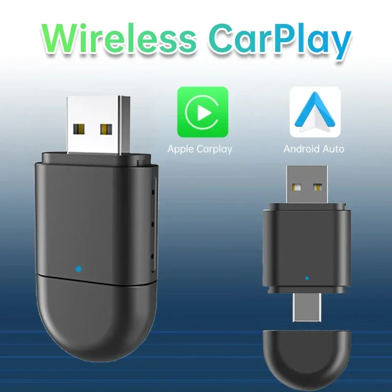 2in1 Smart AI Box Wireless CarPlay Adapter&Android Auto Wireless Adapter Plug And Play Support Wired to Wireless USB&Type-C
2in1 Smart AI Box Wireless CarPlay Adapter&Android Auto Wireless Adapter Plug And Play Support Wired to Wireless USB&Type-C