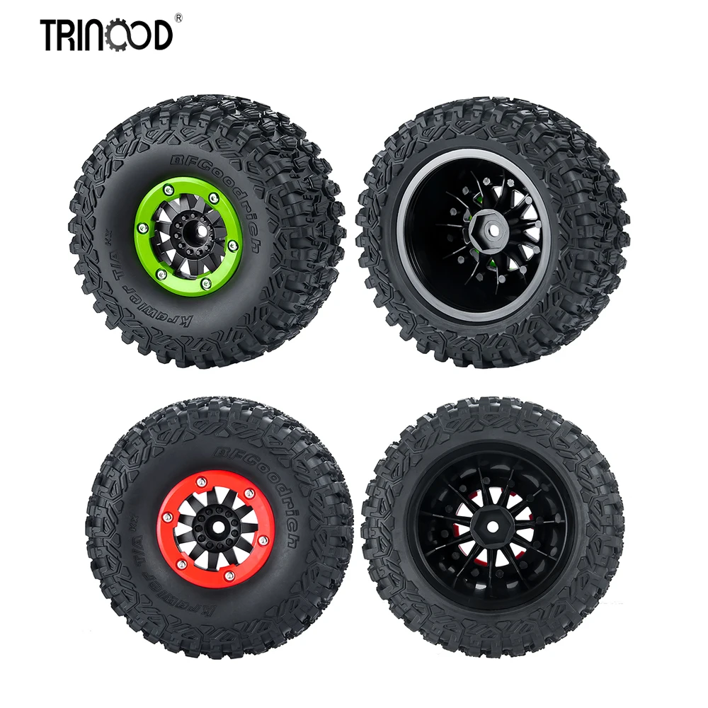 TRINOOD 4PCS Plastic 17mm Hex RC Wheels and Tires for 1/7 RC Car UDR Desert Short Course Truck Upgrade Parts
TRINOOD 4PCS Plastic 17mm Hex RC Wheels and Tires for 1/7 RC Car UDR Desert Short Course Truck Upgrade Parts