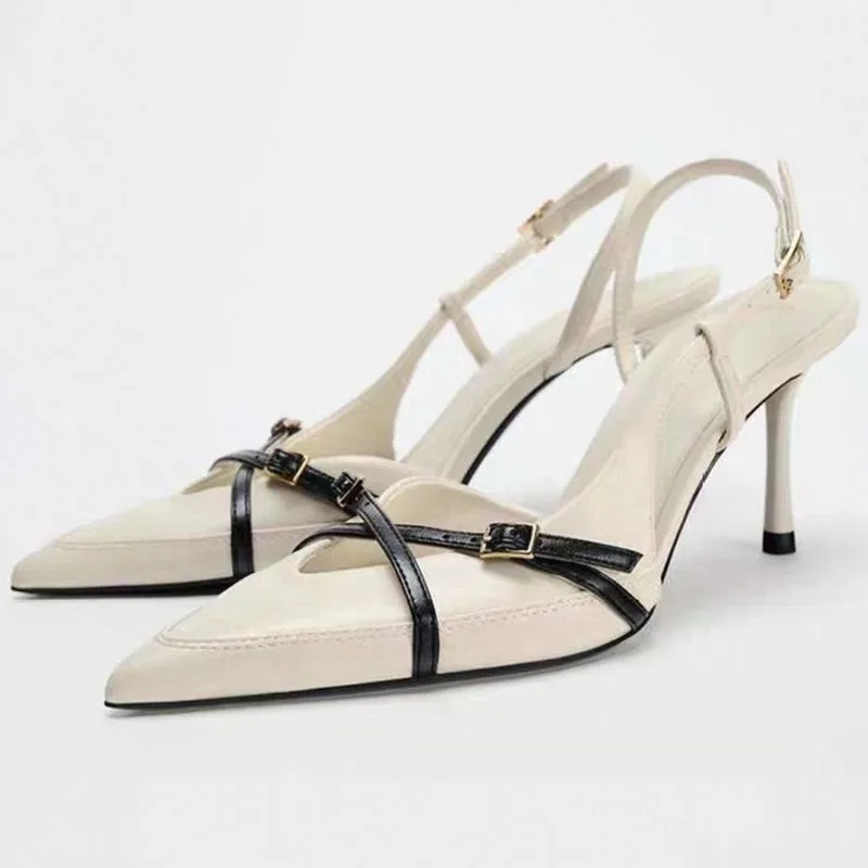 fashion high heels women's sandals cross-buckle belt with pointed women's pumps and heels Elegant comfort women's shoes Tacones
fashion high heels women's sandals cross-buckle belt with pointed women's pumps and heels Elegant comfort women's shoes Tacones