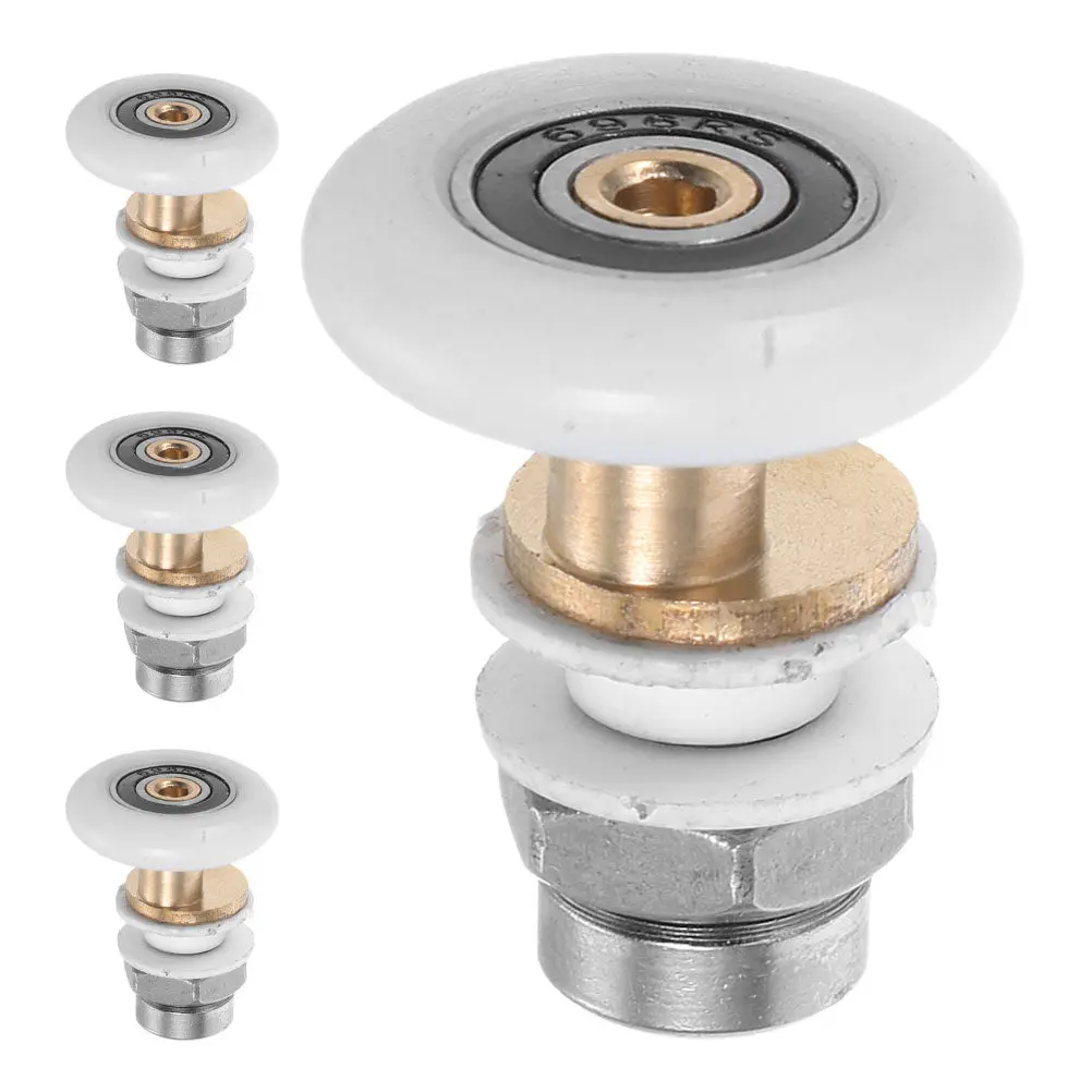 Комплект из 4 роликов для душевой двери: универсальные колесики для плавного скольжения стеклянных дверей, фурнитура для ванной комнаты
Комплект из 4 роликов для душевой двери: универсальные колесики для плавного скольжения стеклянных дверей, фурнитура для ванной комнаты