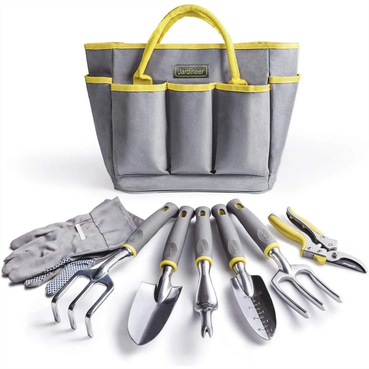 8PCS Garden Tools Set, Heavy Duty Aluminum Gardening Kit with Pruning Shears, Gloves, Storage Tote Bag for Women Men
8PCS Garden Tools Set, Heavy Duty Aluminum Gardening Kit with Pruning Shears, Gloves, Storage Tote Bag for Women Men