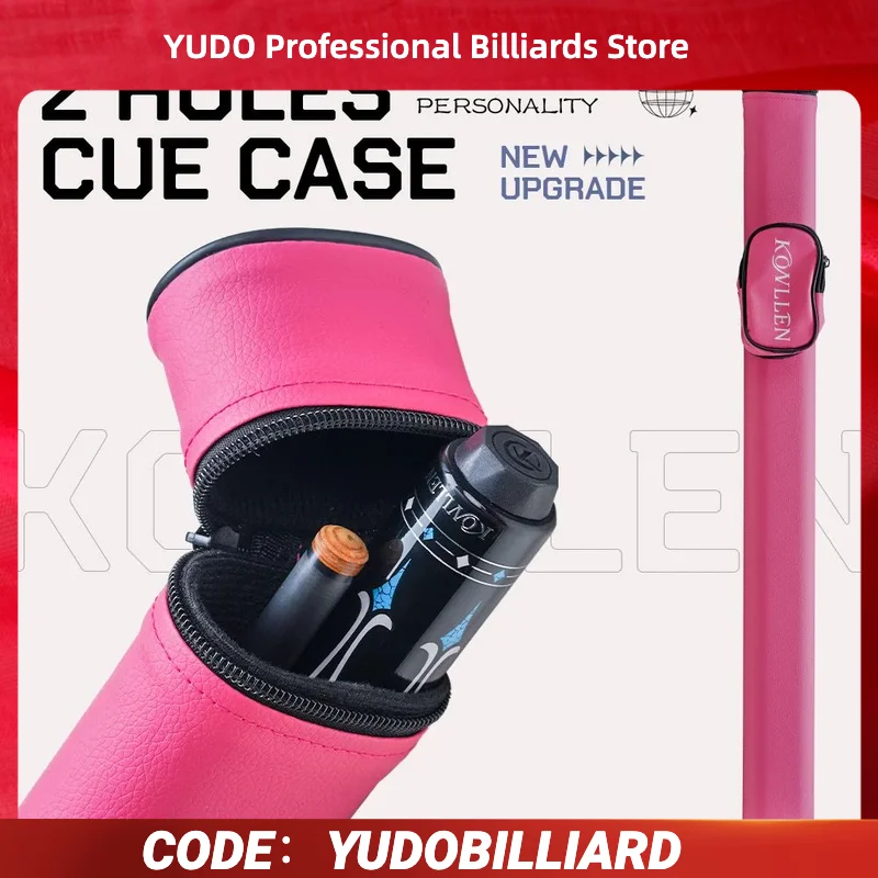 KONLLEN Pool Cue Case with 2 holes 1x1 PU Pool Stick Case Holds Billiard Stick Large Capacity Carrying Cases
KONLLEN Pool Cue Case with 2 holes 1x1 PU Pool Stick Case Holds Billiard Stick Large Capacity Carrying Cases