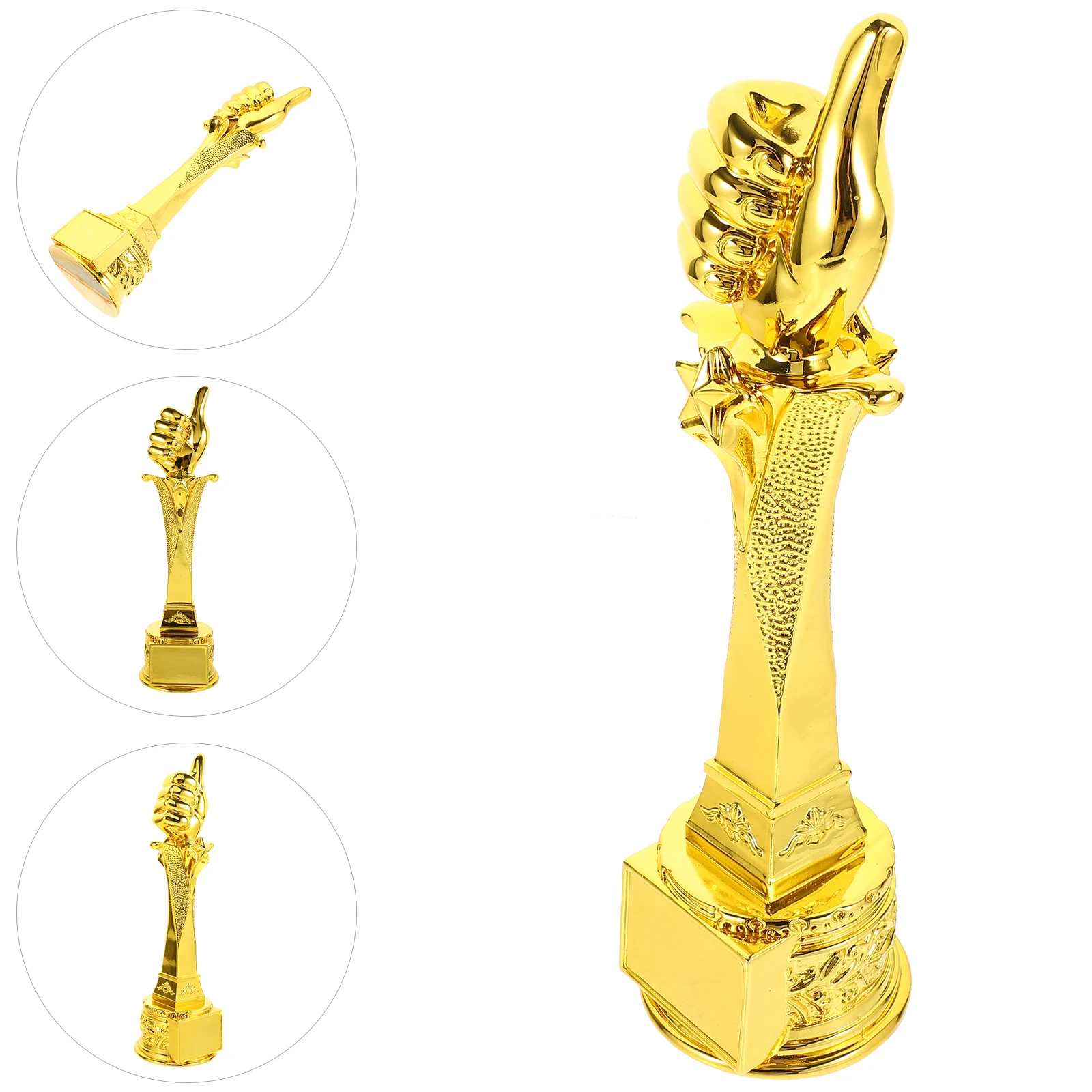 1pc 3D Resin Trophy Props Thumb Shaped Award Decor for Competition Party Game Home Office Kids Sports Contest Winner Prizes
1pc 3D Resin Trophy Props Thumb Shaped Award Decor for Competition Party Game Home Office Kids Sports Contest Winner Prizes