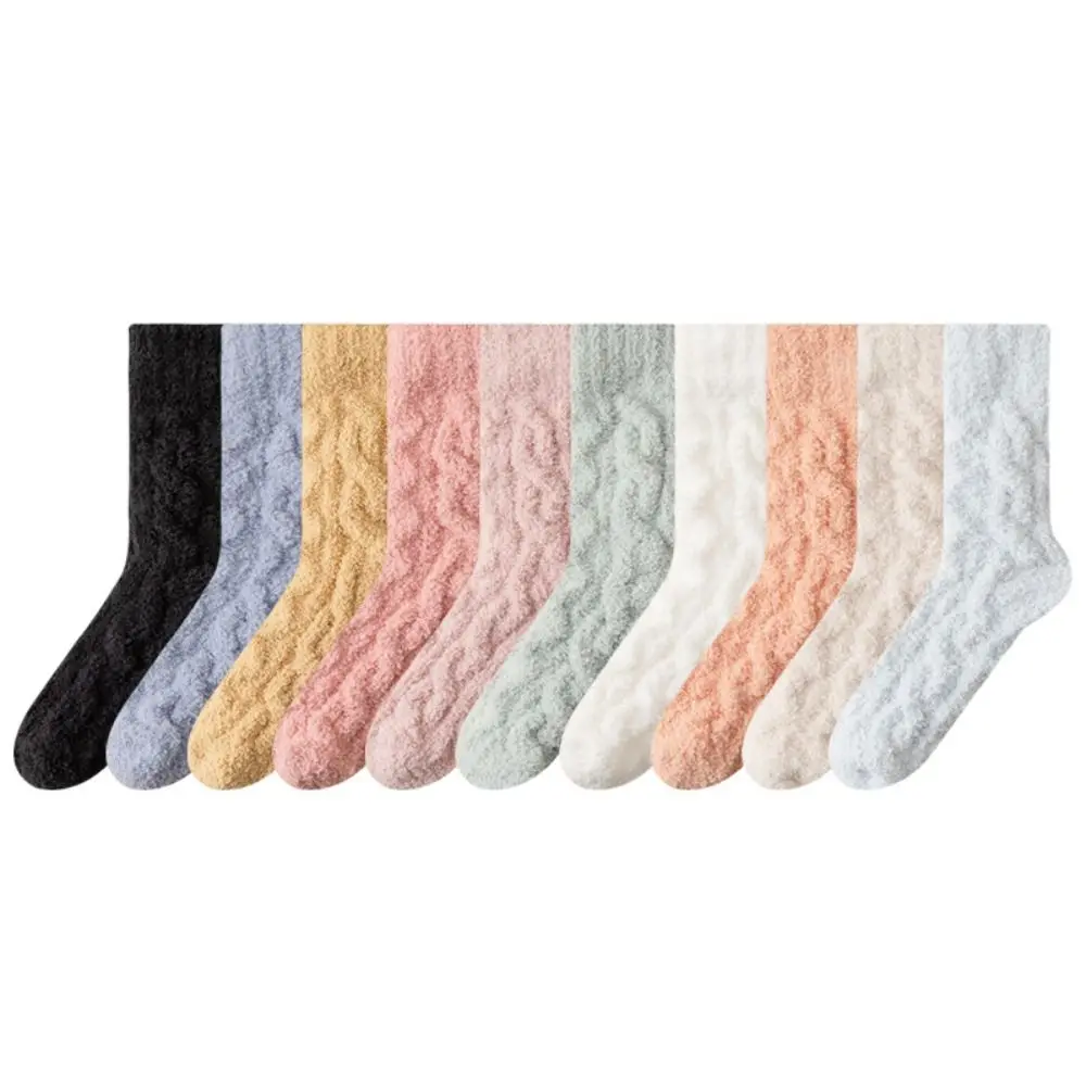 Sleep Socks Winter Coral Velvet Socks Solid Color Soft Cotton Socks Warm Fluffy Floor Socks Women
Sleep Socks Winter Coral Velvet Socks Solid Color Soft Cotton Socks Warm Fluffy Floor Socks Women