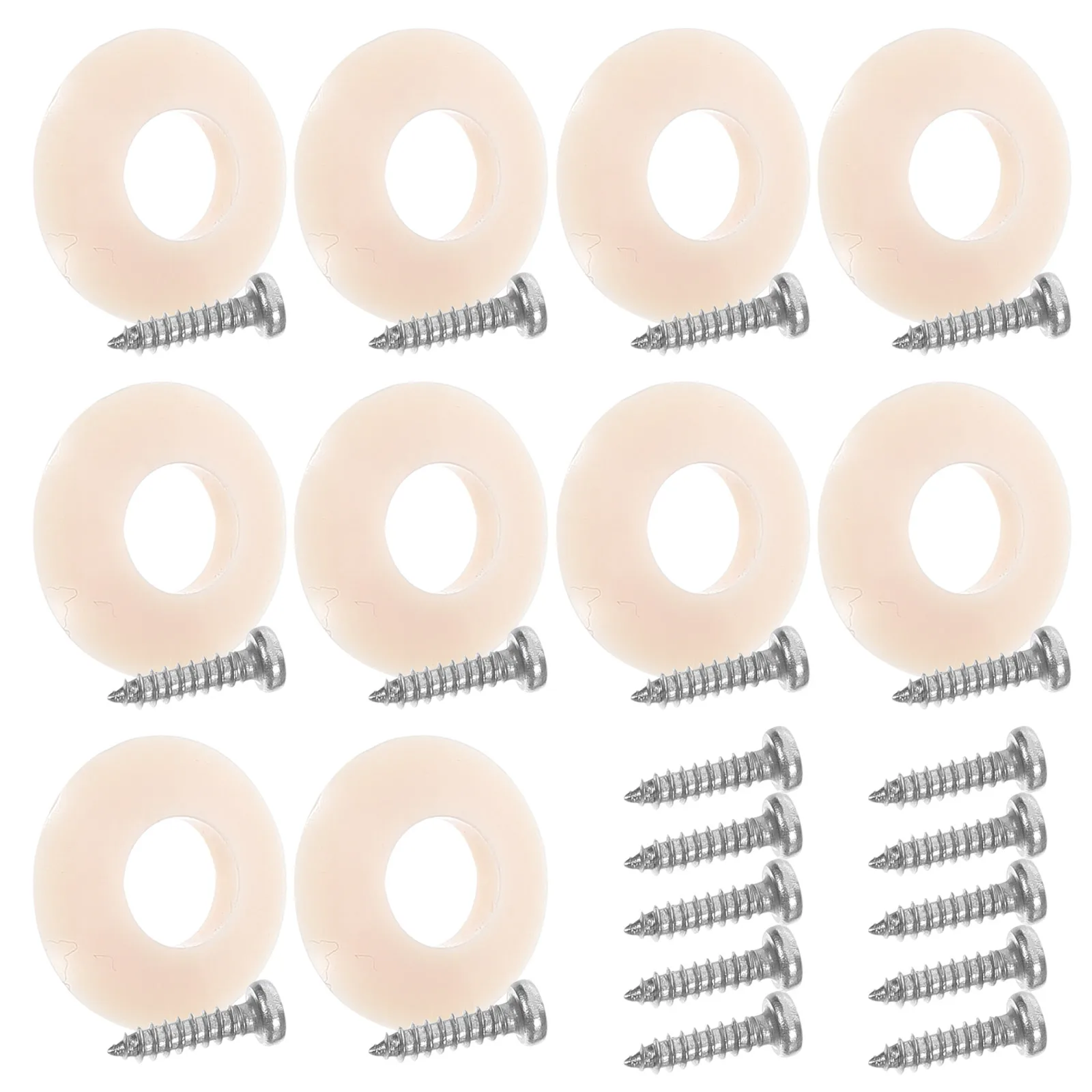 10Pcs Guitar Accessories White Washer Gasket String Spacer Tuner Guitar Pads Plastic Parts Tuning Peg Screws Small
10Pcs Guitar Accessories White Washer Gasket String Spacer Tuner Guitar Pads Plastic Parts Tuning Peg Screws Small