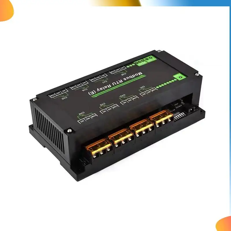 B48A 8-канальный релейный модуль RS485 Ethernet Протокол Modbus RTU Различная изоляция 30 А Сильноточный релейный модуль
B48A 8-канальный релейный модуль RS485 Ethernet Протокол Modbus RTU Различная изоляция 30 А Сильноточный релейный модуль