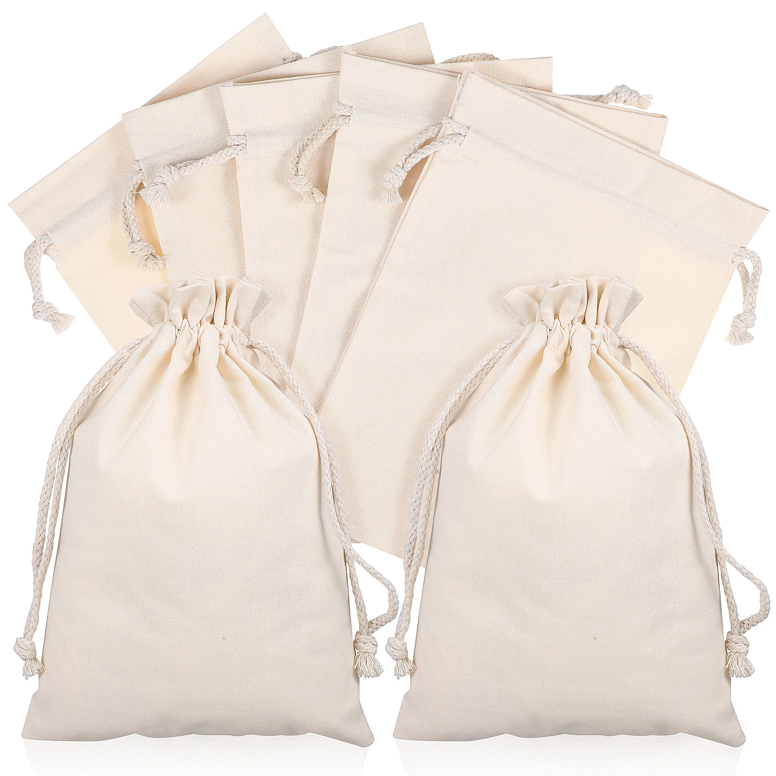 10pcs 10 Cotton Drawstring Bags 21x30cm Muslin Pouches Reusable Storage Craft Gift Bag Plain Fabric Pouches Large Capacity
10pcs 10 Cotton Drawstring Bags 21x30cm Muslin Pouches Reusable Storage Craft Gift Bag Plain Fabric Pouches Large Capacity