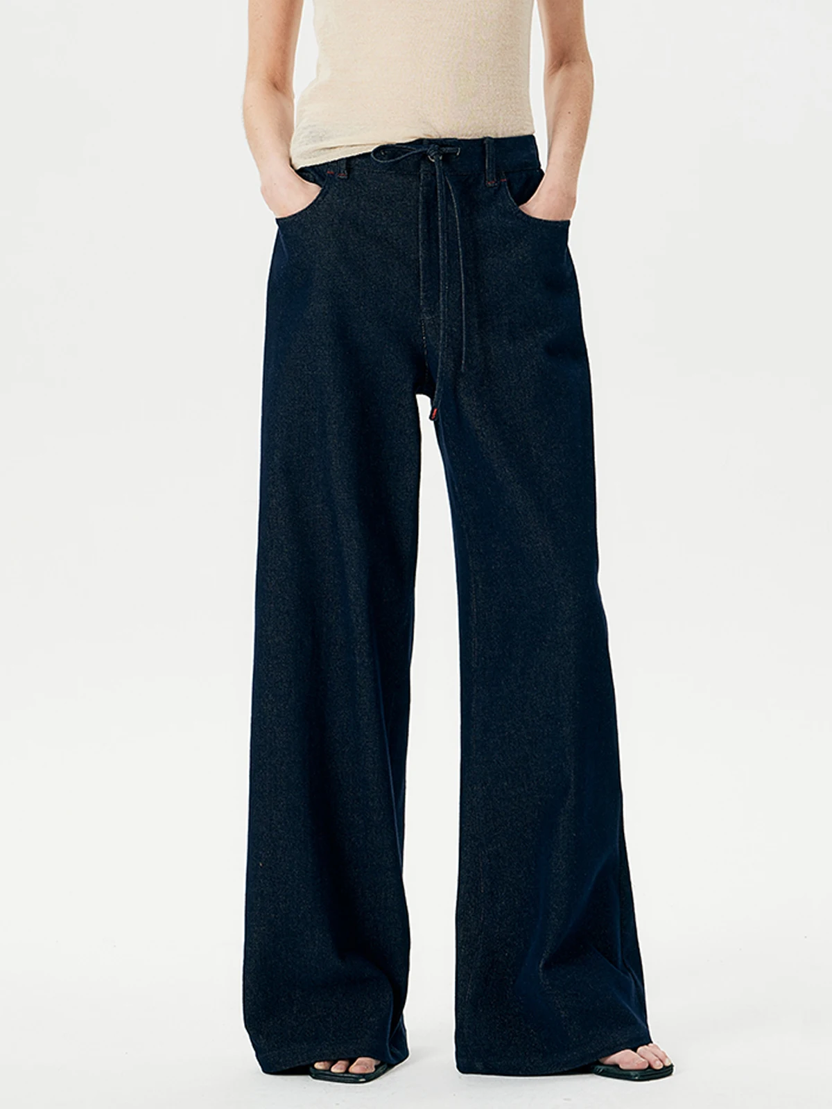 Thoransaura American Style Denim Washed Soft Draping Drawstring Loose Waist Straight Leg Jeans Women's Spring Season Cotton P...
Thoransaura American Style Denim Washed Soft Draping Drawstring Loose Waist Straight Leg Jeans Women's Spring Season Cotton P...