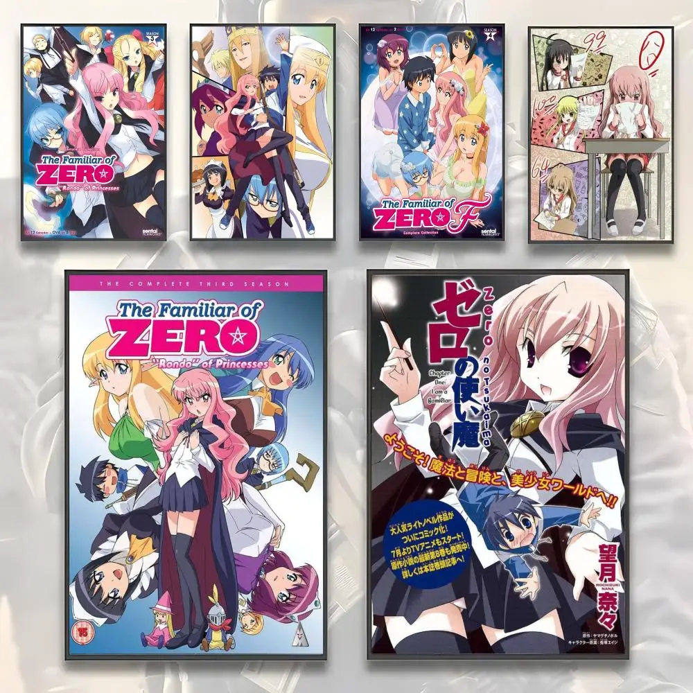 Постер Zero no TsukaimaS, настенная наклейка премиум-класса из полипропилена - легко клеится и снимается, HD-печать, водонепроницаемый декор для дома
Постер Zero no TsukaimaS, настенная наклейка премиум-класса из полипропилена - легко клеится и снимается, HD-печать, водонепроницаемый декор для дома