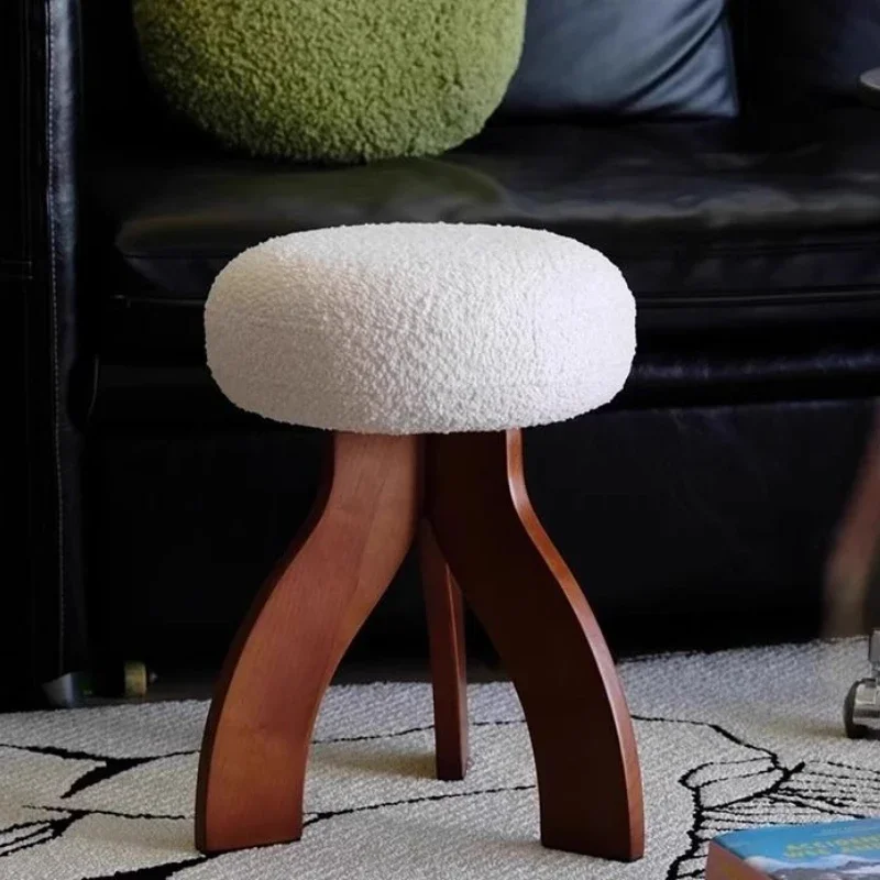 Interior Round Low Taboret Chair Stool Wooden Kitchen Retro Shoe-changing Makeup Stool Bedroom Taburete De Madera Home Furniture
Interior Round Low Taboret Chair Stool Wooden Kitchen Retro Shoe-changing Makeup Stool Bedroom Taburete De Madera Home Furniture