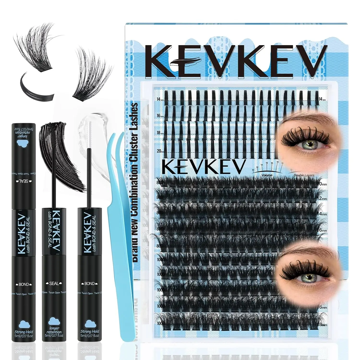 Набор для наращивания ресниц 80D+100D с шипами, 3D объемные ресницы, включает клей, фиксатор и пинцет (10-18 мм)
Набор для наращивания ресниц 80D+100D с шипами, 3D объемные ресницы, включает клей, фиксатор и пинцет (10-18 мм)