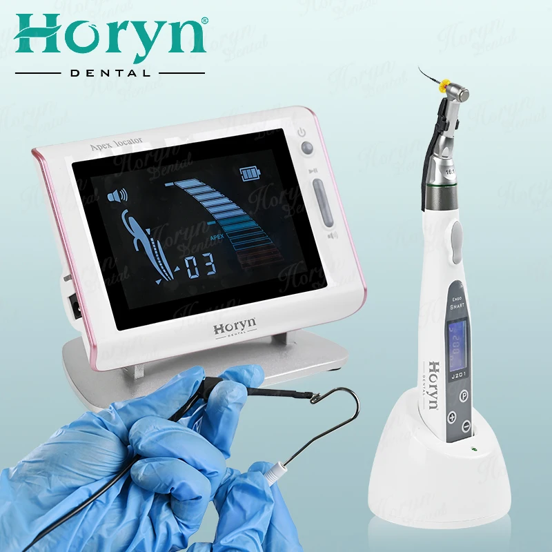 Dental Root Canal Endo Motor with Apex Locator Cordless 16:1 Contra Angle Endodontic Treatment Equipment Set+Root Canal File
Dental Root Canal Endo Motor with Apex Locator Cordless 16:1 Contra Angle Endodontic Treatment Equipment Set+Root Canal File