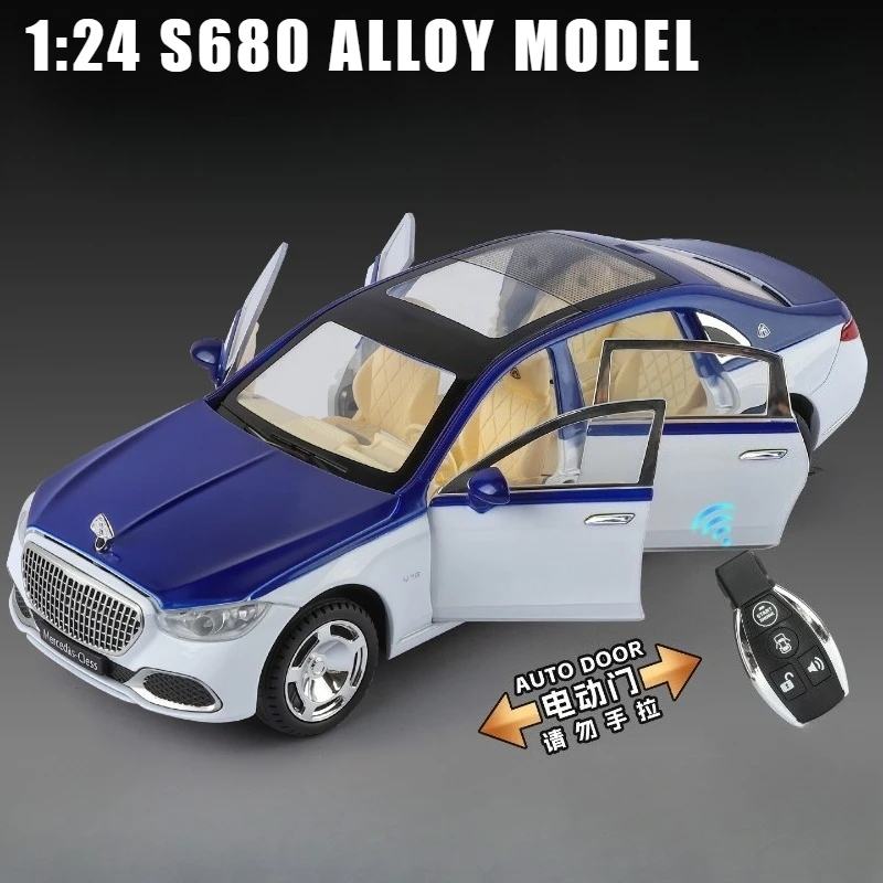 Машинка-игрушка 1:24 S680 с пультом управления, литая под давлением, металлическая модель автомобиля со звуком и светом, коллекционная игрушка для детей, подарок
Машинка-игрушка 1:24 S680 с пультом управления, литая под давлением, металлическая модель автомобиля со звуком и светом, коллекционная игрушка для детей, подарок