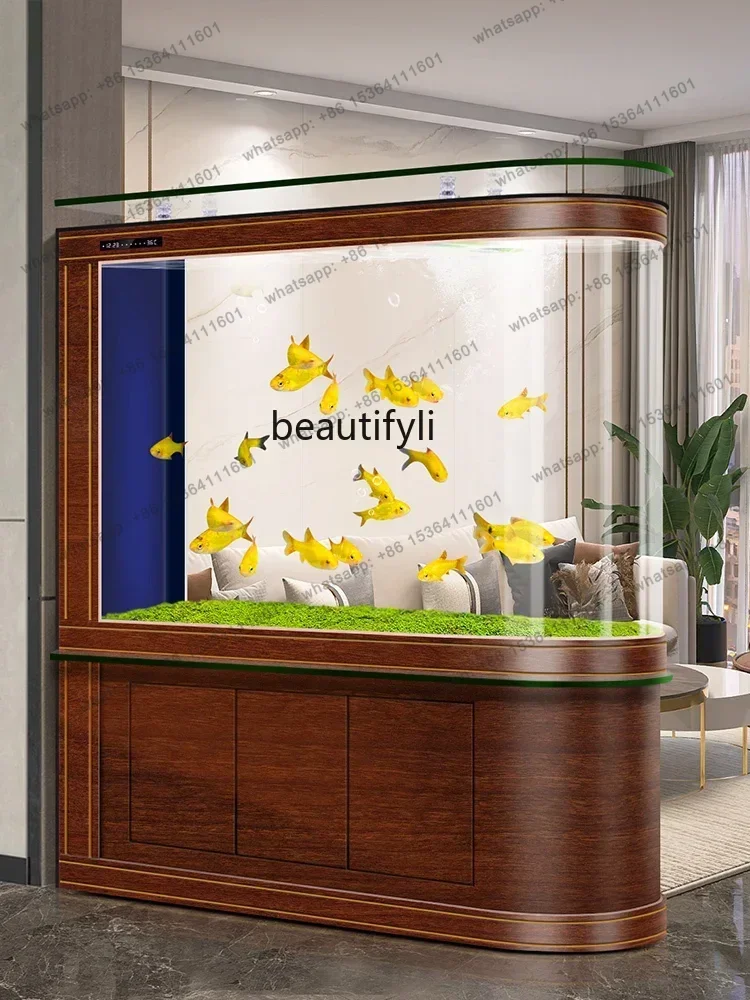 European Fish Tank Living Room Screen Aquarium Household Bottom Filter Change Water Integrated Molding Self-Circulation
European Fish Tank Living Room Screen Aquarium Household Bottom Filter Change Water Integrated Molding Self-Circulation