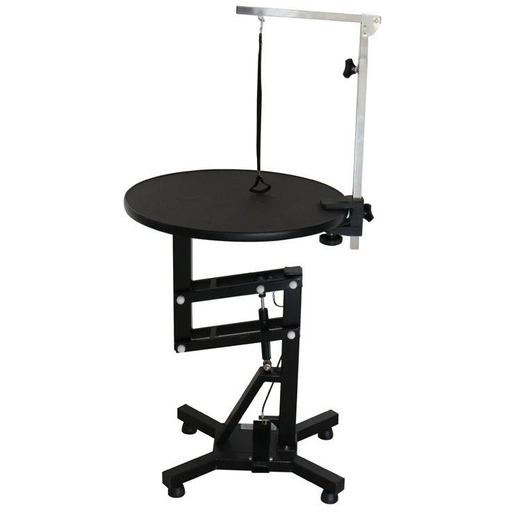 Black Round Design Small Pet Cat Dog Grooming Units Table
Black Round Design Small Pet Cat Dog Grooming Units Table