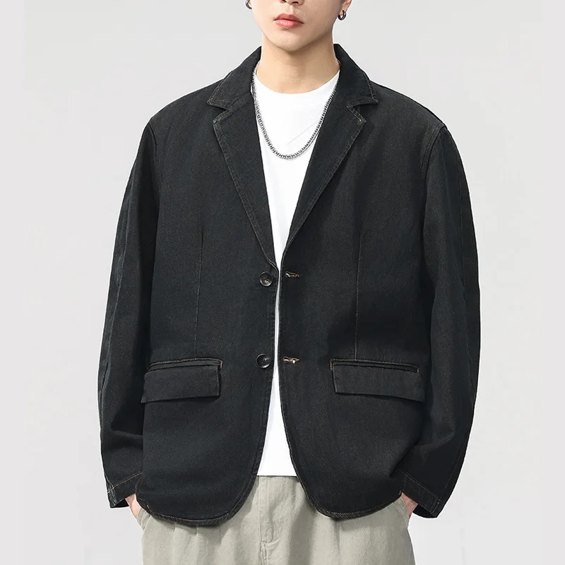 Повседневная джинсовая куртка в американском стиле ретро, мужская весенне-осенняя уличная одежда, модный свободный джинсовый костюм, пиджак-карго, куртка, пальто, верхняя одежда
Повседневная джинсовая куртка в американском стиле ретро, мужская весенне-осенняя уличная одежда, модный свободный джинсовый костюм, пиджак-карго, куртка, пальто, верхняя одежда