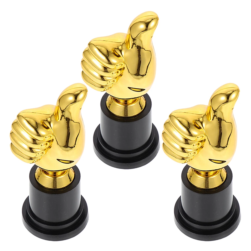 3 Pcs Thumb Up Safe Plastic Basketball Football Dance Up Award Trophies Award Prize
3 Pcs Thumb Up Safe Plastic Basketball Football Dance Up Award Trophies Award Prize