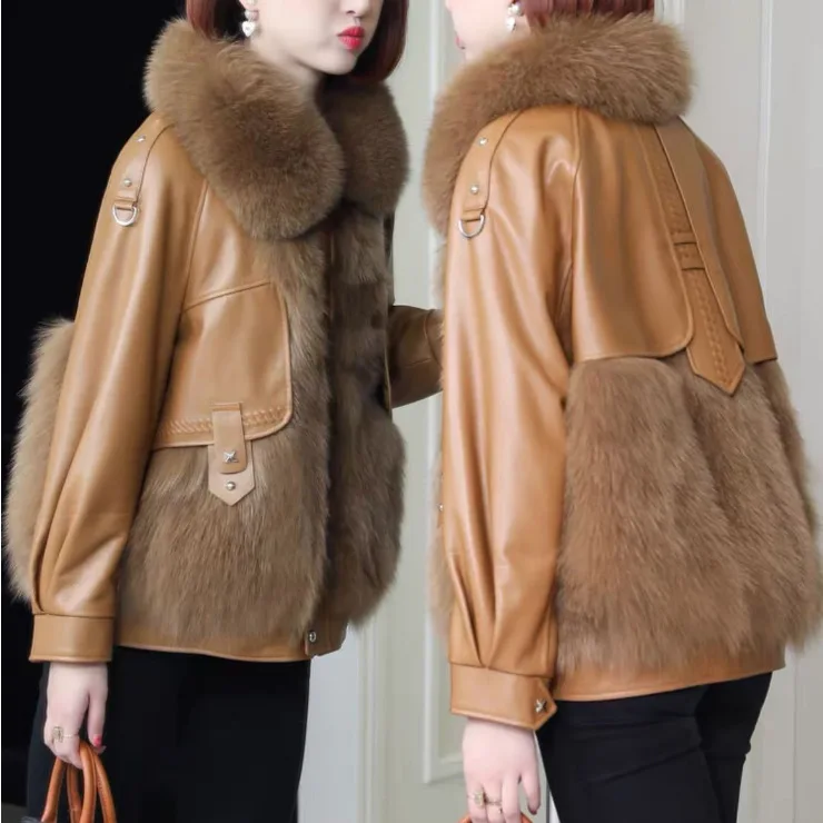 Spring and Autumn Winter Casual Imitation Fox Fur with Cotton and Wheat Ears Embossed Long Sleeve Coat for Women
Spring and Autumn Winter Casual Imitation Fox Fur with Cotton and Wheat Ears Embossed Long Sleeve Coat for Women