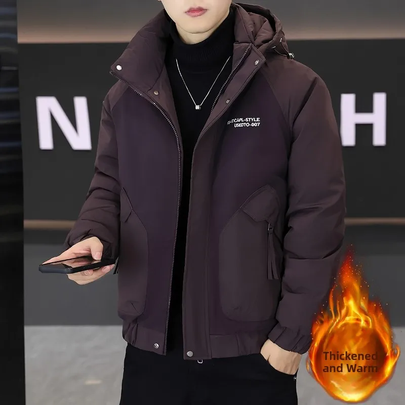 Мужская зимняя утепленная хлопковая куртка с капюшоном, рабочая одежда, модная, больших размеров, трендовая, удлиненная, приталенная, однотонная
Мужская зимняя утепленная хлопковая куртка с капюшоном, рабочая одежда, модная, больших размеров, трендовая, удлиненная, приталенная, однотонная