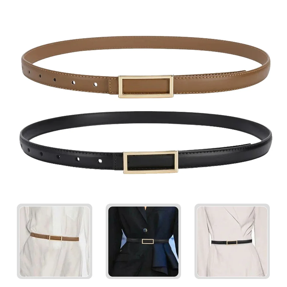 2Pcs Summer Thin PU Belt for Women Adjustable Waist Vintage Casual Dress Jeans Waistband Accessory PU Thin Belt
2Pcs Summer Thin PU Belt for Women Adjustable Waist Vintage Casual Dress Jeans Waistband Accessory PU Thin Belt