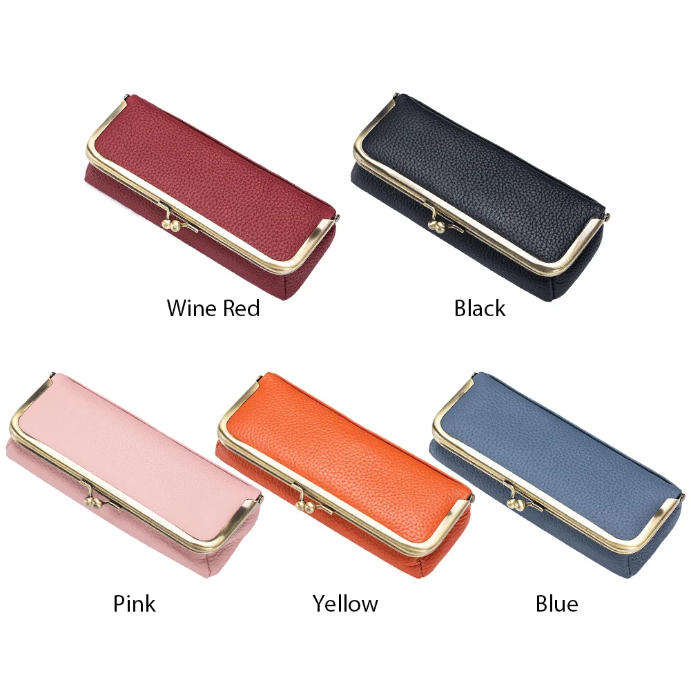 Genuine Leather Sunglasses Case Kiss Lock Sunglasses Storage Box Portable Eyewear Organizer Case for Outdoor Travel
Genuine Leather Sunglasses Case Kiss Lock Sunglasses Storage Box Portable Eyewear Organizer Case for Outdoor Travel