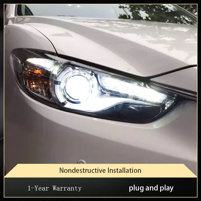 Автомобильные фары для Mazda 6, Atenza, Mazda6 2014-2019 светодиодный, передняя фара DRL, объектив проектора, поворотный сигнал, автомобильные аксессуары
Автомобильные фары для Mazda 6, Atenza, Mazda6 2014-2019 светодиодный, передняя фара DRL, объектив проектора, поворотный сигнал, автомобильные аксессуары